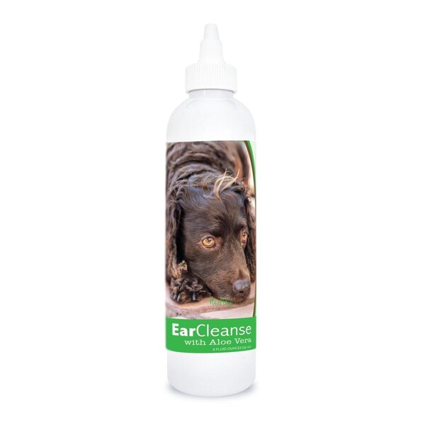 Healthy Breeds 8 oz American Water Spaniel Ear Cleanse with Aloe Vera Cucumber Melon 840235197256 - main